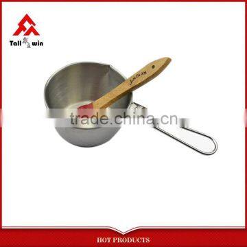 China promotion hot sale nice stainless steel basting brush and pot set