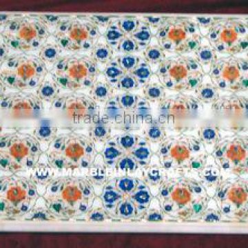 Marble Inlay Table Top, Inlay Marble Table Tops, Marble Inlaid Table Top, Inlaid Marble Table Tops