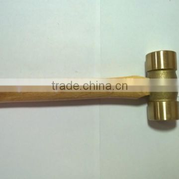 wooden handle TPR handle brass hammer with competitive price