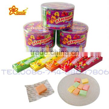Different Fruit Flavors And Colors Soft Candy