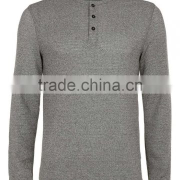 Wholesale China fashion design long sleeve t shirt men muscle fit t shirt 2016