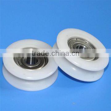 Small Plastic Nylon Pulley wheels With 608ZZ Bearing