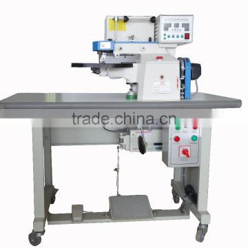 LZ- electronic automatic folding machine /cnc hot-cement leather edge folding machine