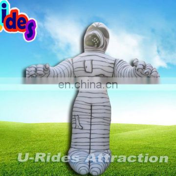 Teapot human walking inflatable moving mummy cartoon for hallomas