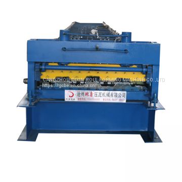 Steel floor decking sheet cold roll forming making machine