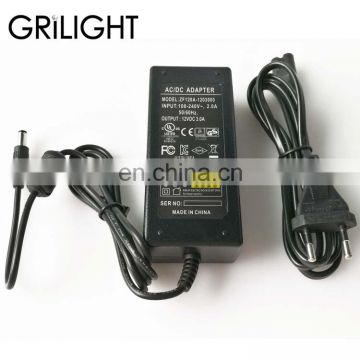 UL listed desk top plastic 24V 1A ac/dc adapter
