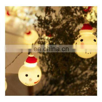 Battery powered quality santa Xmas snowman Led String Lights garden home holiday lighting  christmas  decorative fairy light