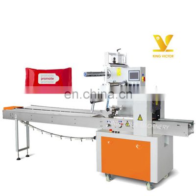 Professional designed automatic pillow packing machine price for wet wipes