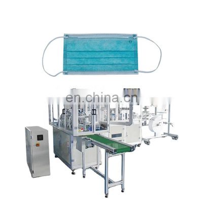 Fully Automatic 3 Ply Disposable Mask Production Line Face Mask Making Machine