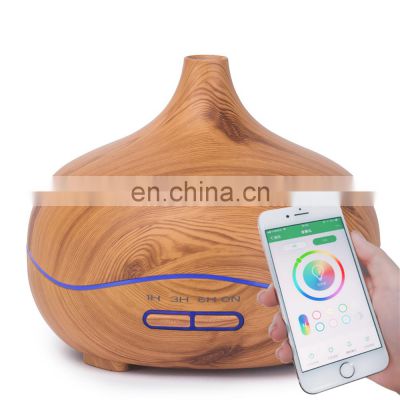 300ml New Style Luxury Home Wifi App Remote Control Aroma Diffuser For Office Yoga Spa