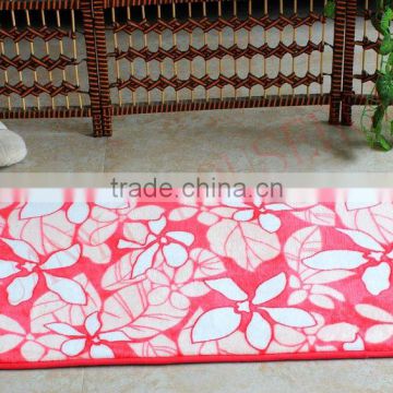 flower design bath mats wholesale coral fleece rugs
