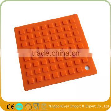 Custom silicone square baking mat for dining table