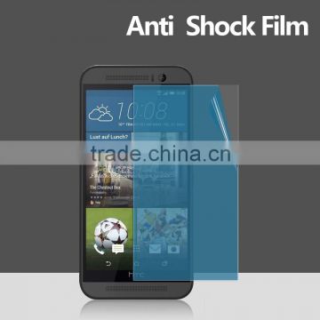 100% Fit screen film 4H Anti-Broken Mobile Phone tpu material blue screen protector For HTC one M9