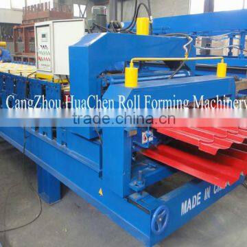 HC25/35 Metal Roofing Glazed Tile Double Layer Cold Rolling Forming Machine