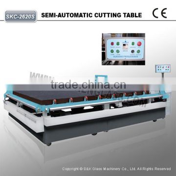 Straight Line Semi-automatic Manual Glass Cutting Machine