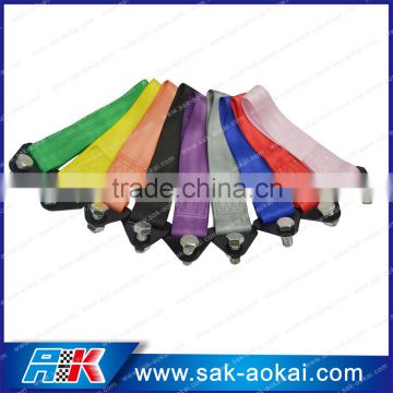 Colorful high quality tow rope strap racing draft emergency tool