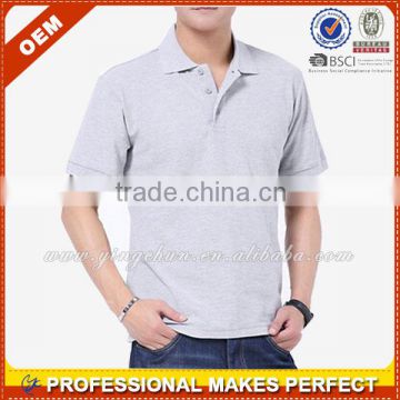 60% cotton 40%polyester short sleeve Polo shirt customized embroidery logo