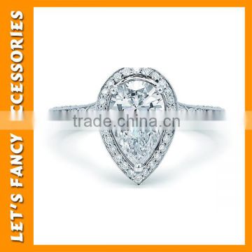 2015 Custom Wholesale rose gold stainless steel ring For Women PGRG0054