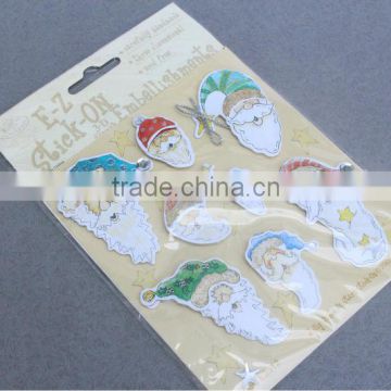 father christmas 3D paper sticker