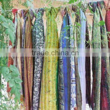 Indian Kantha Work Cotton Stole