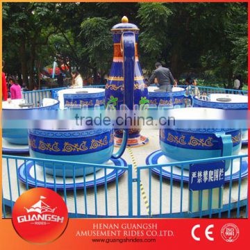 Hot selling new amusement rides rotating coffee/tea cups rides for kids and adults