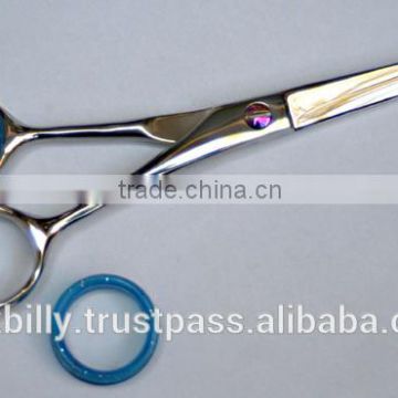hairstyling scissors,with inner plastic rings,hair scissors for hairdressers,professional barber scissors