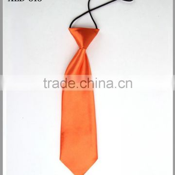 Orange zippered neck ties for students