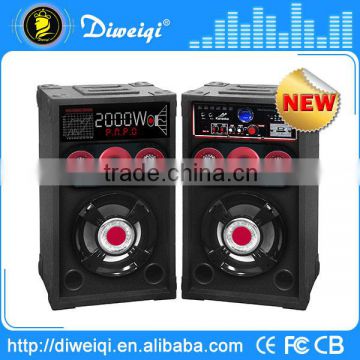 new style 2.0 pa system powered loudspeaker for stage