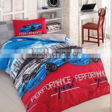 Majoli Renforce Bedding Set, 3 Pcs Single size, Tokyo Drift