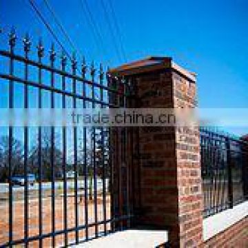 wrough iron decorative metal garden fencing
