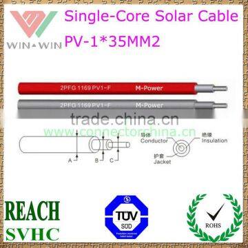 TUV Approval 35MM2 PV Single Solar Cable