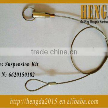 Led panel light hanging cable assembly