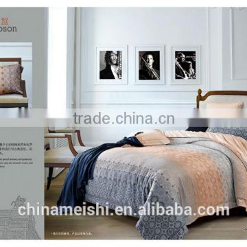 Factory wholesale home textile modern stripe design tencel bedroom set in guangzhou