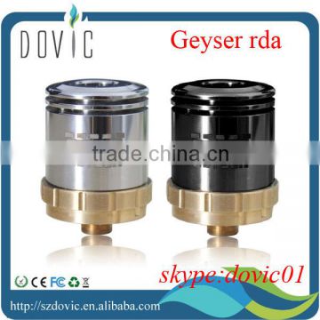 Black and stainless rda geyser clone