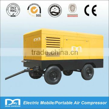 High Quality 75kw 10bar Electric Mobile Air Compressor for sale