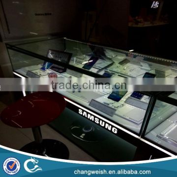 glass display stand for mobile accessories