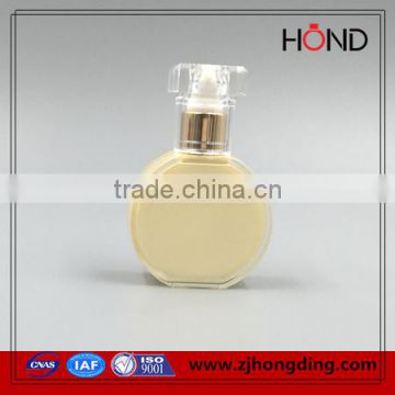 wholesale special shape beige 30ml 60ml capacity plastic bottles / skincare acrylic lotion bottle / pump lotion bottle