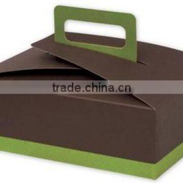 Superior packaging sandwich paper box with handle