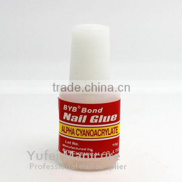 Professional nail glue for false nail tip 10g with brush