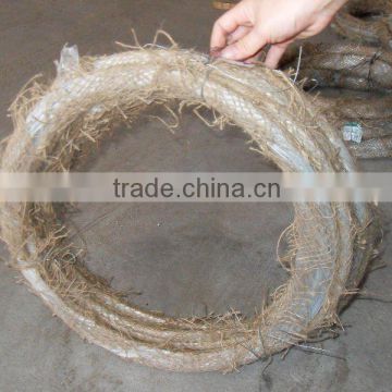 Galvanized Iron Wire Packing inner plastic and outer hessian