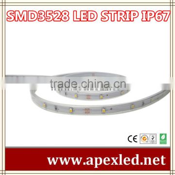 ip67 waterproof led strip light 30LEDs SMD3528 in silicon tube CHRISTMAS LED LIGHT