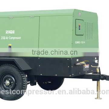 GME green portable electric screw air compressor
