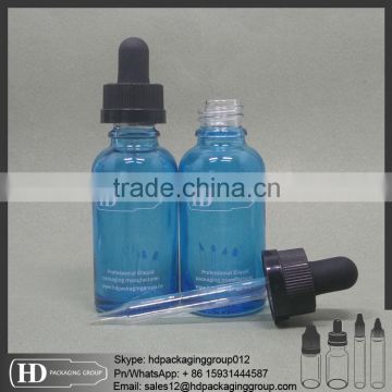 Glass Material and Screen Printing Surface Handling eliquid bottle