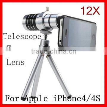 2014 12x telescope camera lens for Iphone4/4s IPhone5 Htc