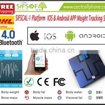 SIFSCAL-1 BLT Platform IOS & Android APP Weight Tracking Scale. Platform Weight Scale. IOS & Android APP Weight Tracking Scale.