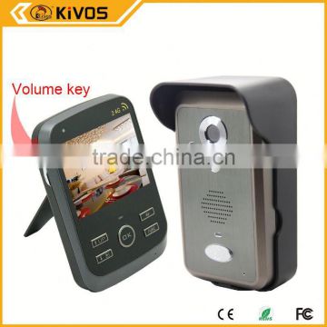 2.4Ghz 300meter kivos kdb300 video door phone with android With Pir Auto-detection Recording