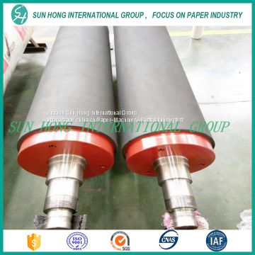 paper machine used guide roll /rubber roll