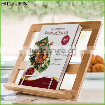Bamboo Reading Rest Cookbook Cook Book Holder Rack Stand Homex-BSCI