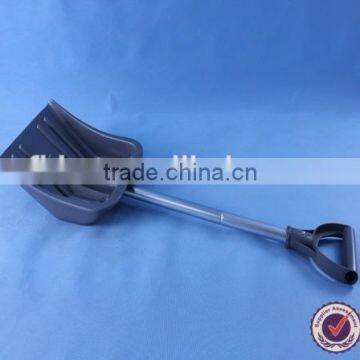 detachable aluminum metal handle car plastic snow shovel with long handle