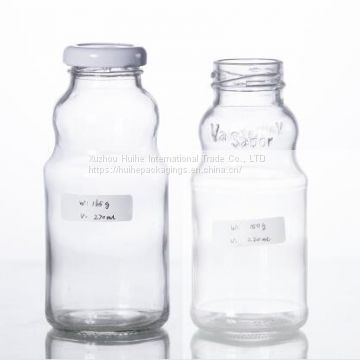 220ML juice bottle with metal screw cap